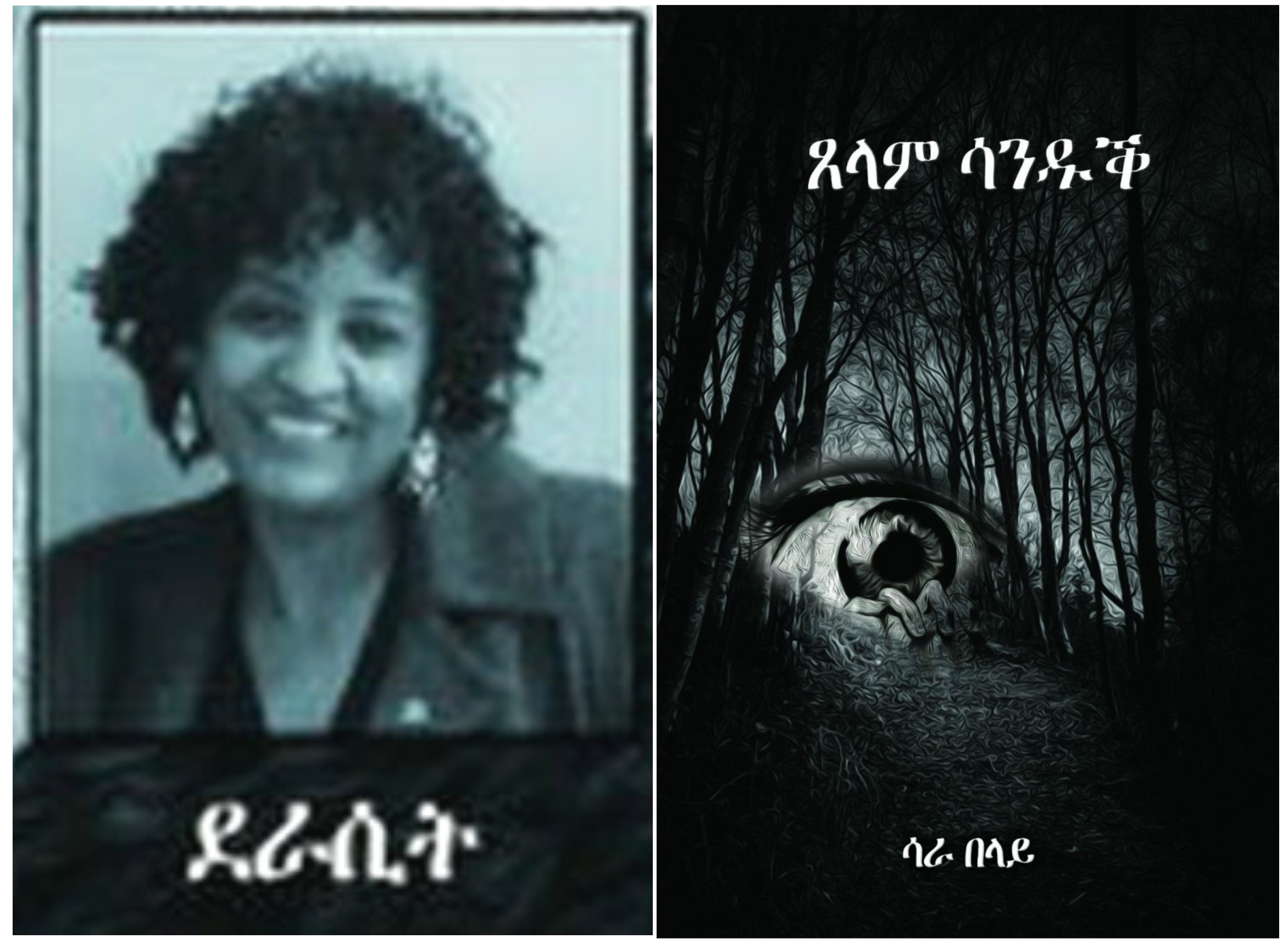 ሌላ ምስ ደራሲት መጽሓፍ፡ ጸላም ሳንዱቕ፡ ወ/ሮ ሳራ በላይ - author of a book, Black Box, Ms. Sara Belay.