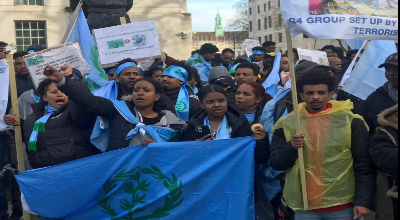 Blue Revolution Democracy Demonstration Framework Image