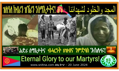 Eritrea Martyrs Day Commemorative Frame