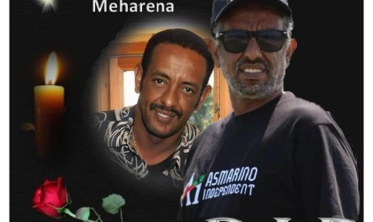 In Loving Memory Memorial Tribute Poster for Tesfaldet Alem Meharenna