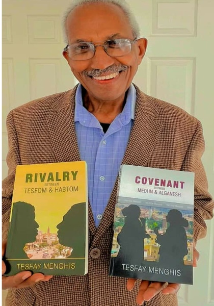Tesfay Menghis Book Covers Display Graphic