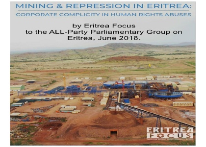 Mining Repression in Eritrea Report Cover Image